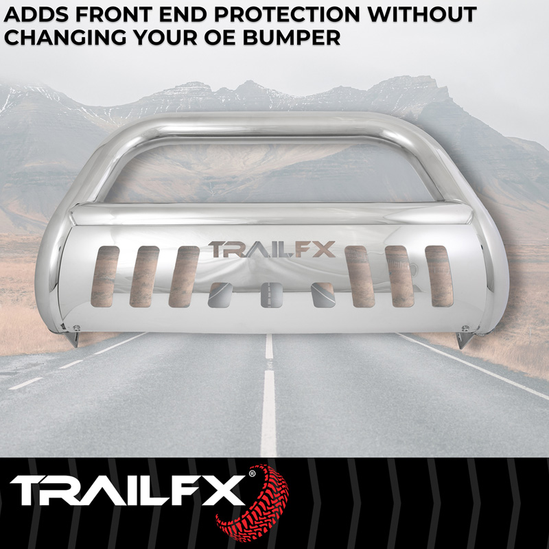 TrailFX | 3 Inch Diameter, Polished, Stainless Steel - Land Cruiser 2.4T 2024-2025