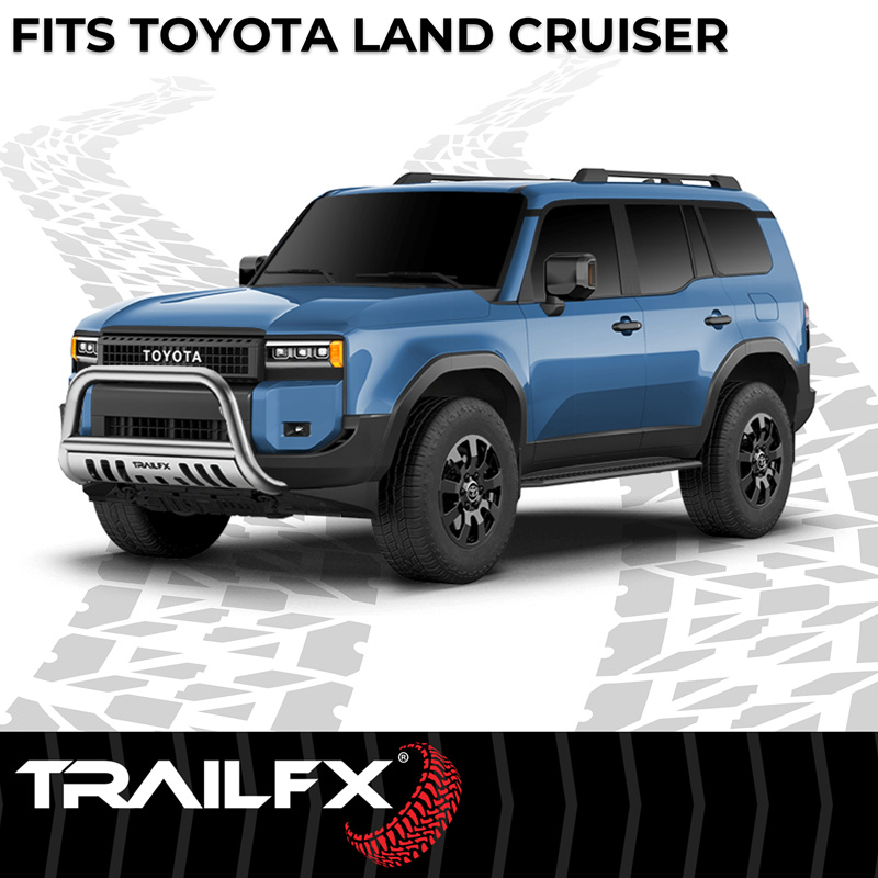 TrailFX | 3 Inch Diameter, Polished, Stainless Steel - Land Cruiser 2.4T 2024-2025