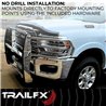 TrailFX | 1-Piece, Polished, Silver, Stainless Steel - Frontier 2.5L / 3.8L 2022-2026