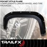 TrailFX | Pocket Style, 2.8 Inch Front/ 5.9 Inch Rear Tire Coverage - Tacoma 2.4T 2024-2026