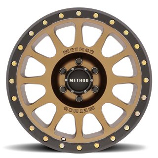 Method Race Wheels | MR305 NV 17x8.5 ET0 - METHOD BRONZE - MATTE BLACK LIP