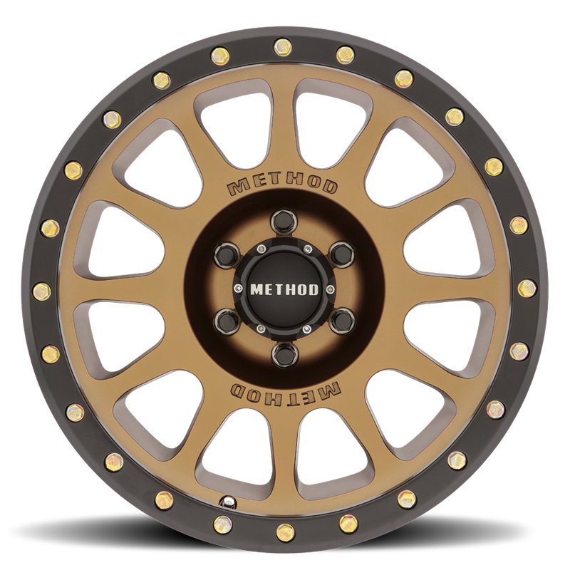 Method Race Wheels | MR305 NV 17x8.5 ET0 - METHOD BRONZE - MATTE BLACK LIP