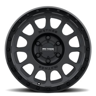 Method Race Wheels | MR305 NV 17x8.5 ET25 - MATTE BLACK - GLOSS BLACK LIP