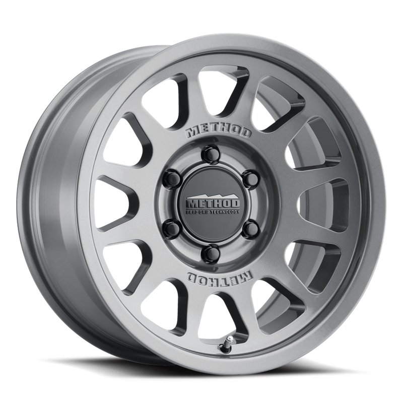 Method Race Wheels | MR703 Bead Grip 17x9 ET-12 - GLOSS TITANIUM