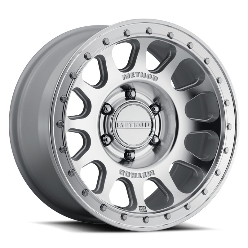 Method Race Wheels | MR709 HD Bead Grip 17x8.5 ET0 - MACHINED - CLEAR COAT