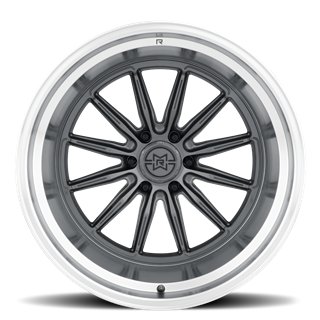 Method Race Wheels | MR803 22x12 ET-40 - GLOSS TITANIUM - MACHINED LIP