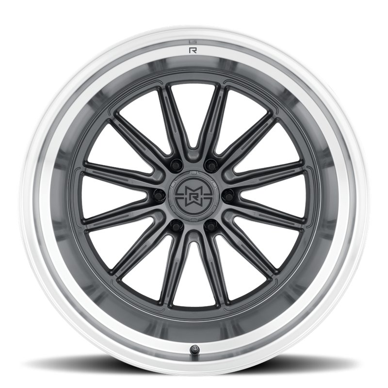 Method Race Wheels | MR803 22x12 ET-40 - GLOSS TITANIUM - MACHINED LIP