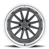 Method Race Wheels | MR803 22x12 ET-40 - GLOSS TITANIUM - MACHINED LIP