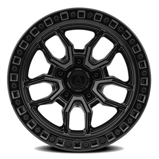 Arena | HUSTLE 17x9.0 ET0  - SATIN BLACK
