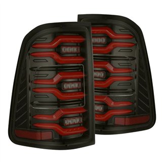 AlphaRex | LED Taillights Black Red - Ram 1500 3.0T / 3.6L 2025
