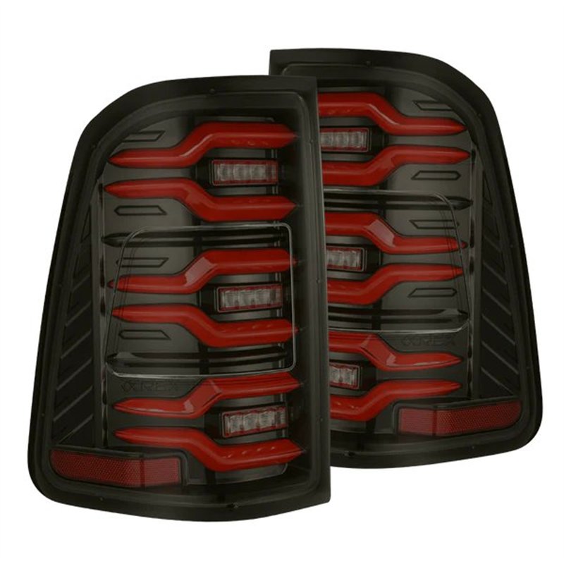 AlphaRex | LED Taillights Black Red - Ram 1500 3.0T / 3.6L 2025