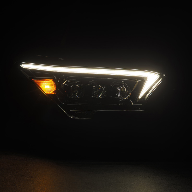 AlphaRex | Projector Headlights Alpha-Black - 4Runner / Tacoma 2.4T / 4.0L 2024-2025