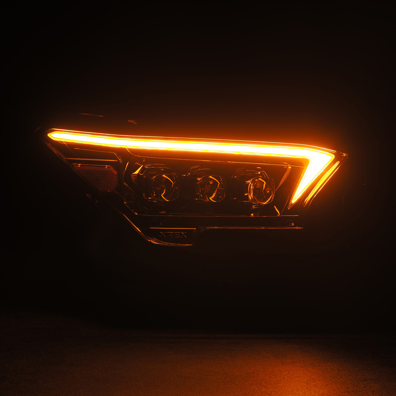 AlphaRex | Projector Headlights Alpha-Black - 4Runner / Tacoma 2.4T / 4.0L 2024-2025