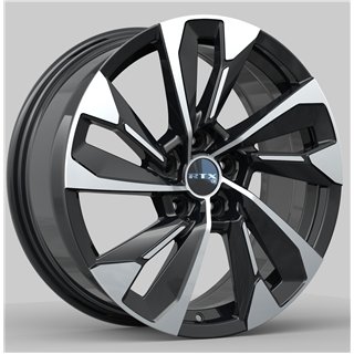 RTX | MZ03 17x7.0 ET40 - Gloss Black Machined