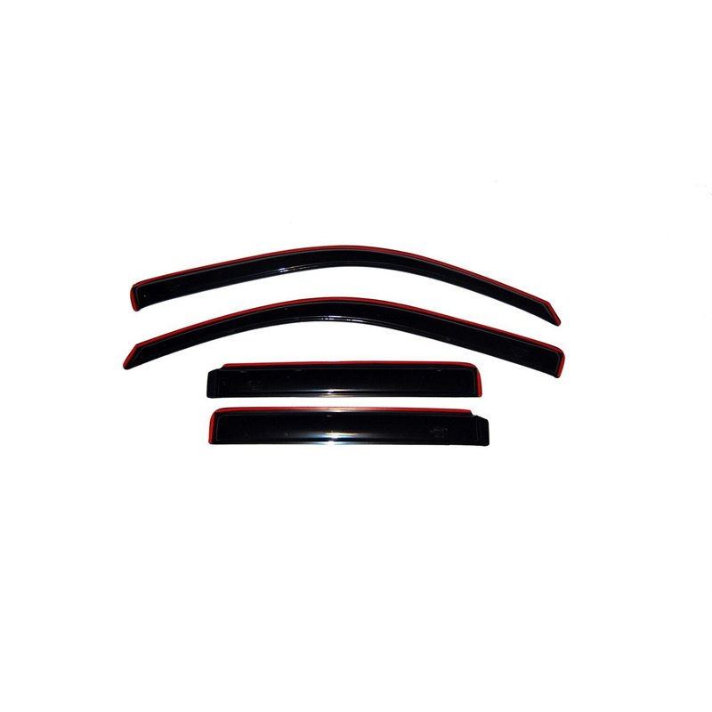 AVS | Ventvisor Deflector Smoke In-Channel 4 pc. - Trailblazer EXT / Envoy XL / Envoy XUV 4.2L / 5.3L 2002-2006