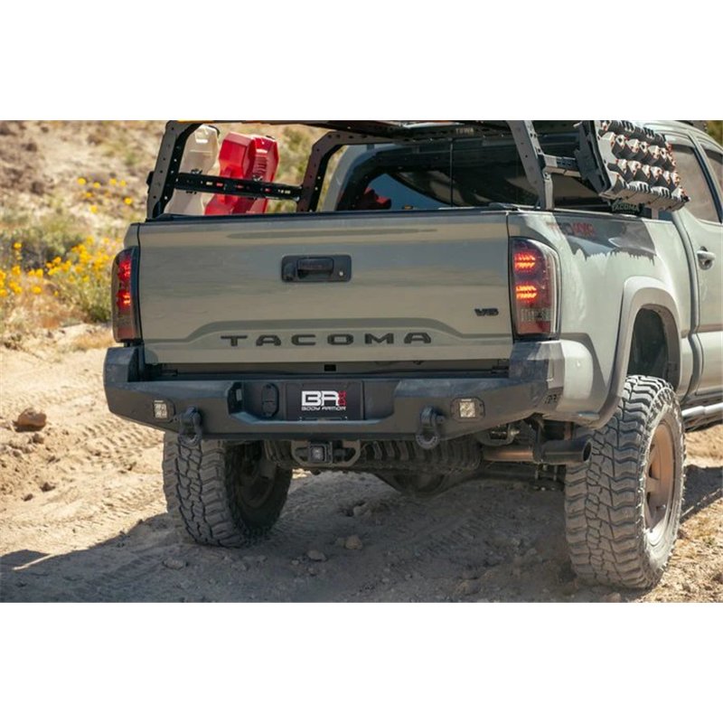 Body Armor | Body Armor 4X4 Rear Bumper - Tacoma 2.7L / 3.5L 2016-2023