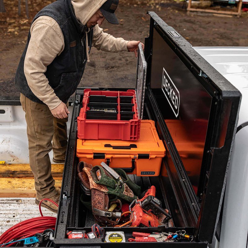 DECKED | Truck Tool Box for Full-Size - Black