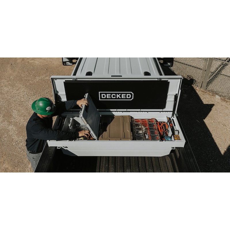 DECKED | Truck Tool Box for Full-Size - White