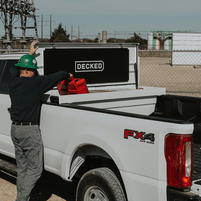 DECKED | Truck Tool Box for Full-Size - White