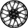 GT OFFROAD | AGGRESSION 20x10 ET-24 - Gloss Black Milled Red