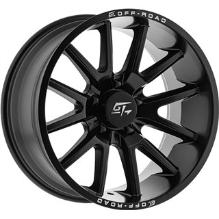 GT OFFROAD | RAID 24x14 ET-76 - Matte Black