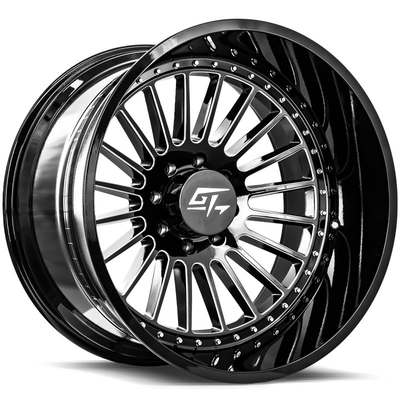 GT OFFROAD | STRIKE 26x12 ET-44 - Gloss Black Milled