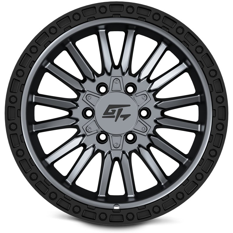 GT OFFROAD | CHAMBER 18x12 ET-44 - Black Ring / Matte Gunmetal Centre