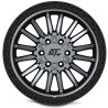 GT OFFROAD | CHAMBER 18x12 ET-44 - Black Ring / Matte Gunmetal Centre