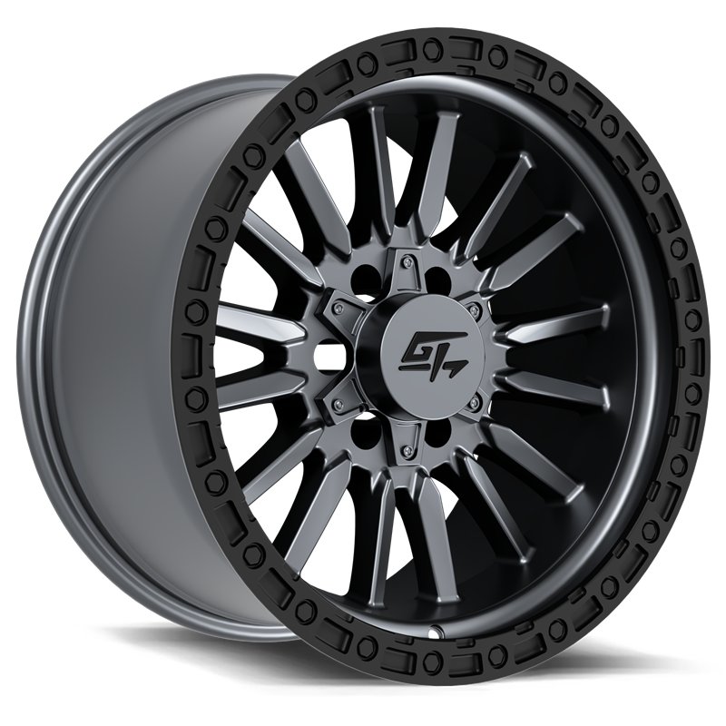 GT OFFROAD | CHAMBER 18x12 ET-44 - Black Ring / Matte Gunmetal Centre