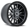 GT OFFROAD | CHAMBER 18x12 ET-44 - Black Ring / Matte Gunmetal Centre