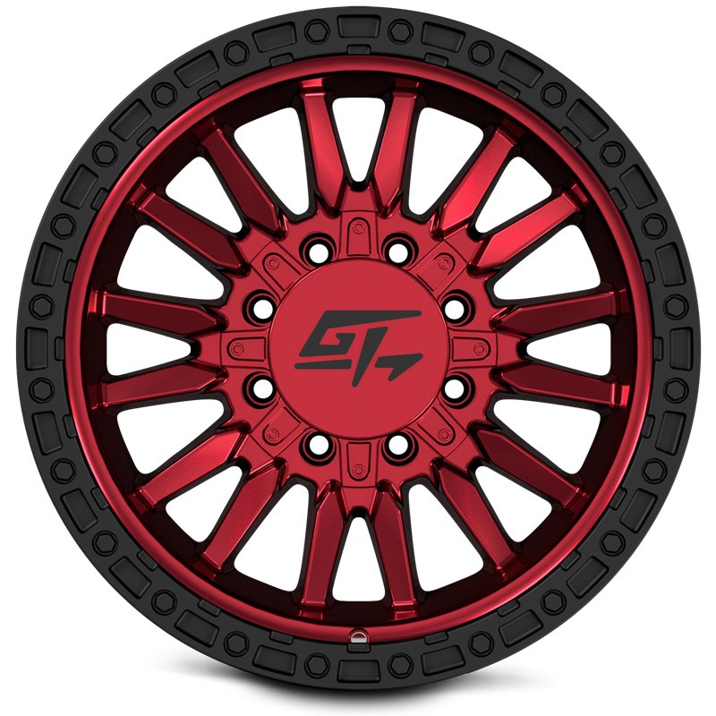 GT OFFROAD | CHAMBER 18x10 ET-18 - Black Ring / Anodized Red Centre