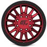 GT OFFROAD | CHAMBER 17x10 ET-18 - Black Ring / Anodized Red Centre