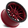GT OFFROAD | CHAMBER 17x10 ET-18 - Black Ring / Anodized Red Centre