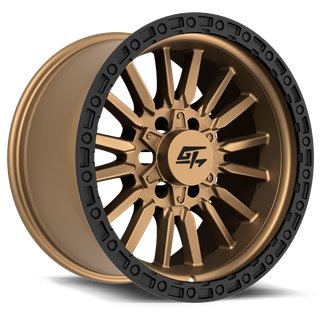 GT OFFROAD | CHAMBER 17x10 ET-18 - Black Ring / Matte Bronze Centre