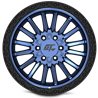 GT OFFROAD | CHAMBER 17x10 ET-18 - Black Ring / Midnight Blue Centre
