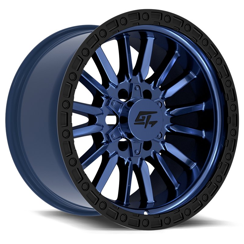 GT OFFROAD | CHAMBER 17x10 ET-18 - Black Ring / Midnight Blue Centre