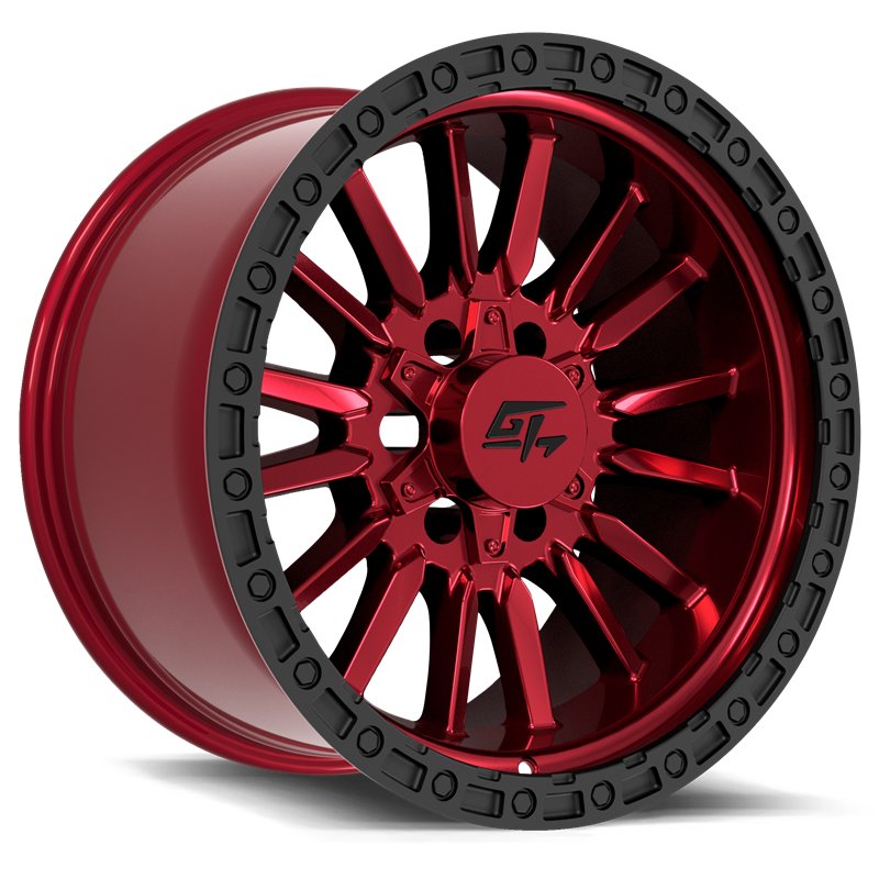 GT OFFROAD | CHAMBER 18x10 ET-18 - Black Ring / Anodized Red Centre
