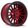 GT OFFROAD | CHAMBER 18x10 ET-18 - Black Ring / Anodized Red Centre