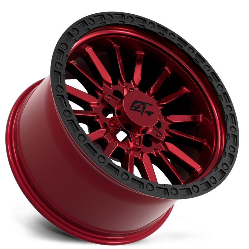 GT OFFROAD | CHAMBER 18x10 ET-18 - Black Ring / Anodized Red Centre