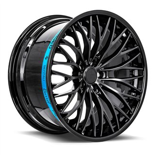 SENTALI BARREL | SB1 20x10 ET20 - Gloss Black Lip / Matte Black Centre