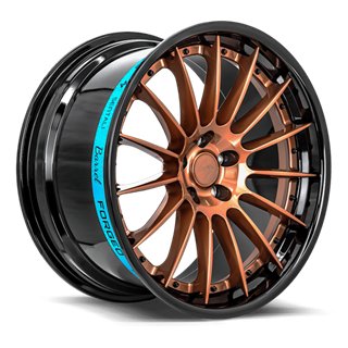 SENTALI BARREL | SB2 22x9.5 ET35 - Gloss Black Lip / Gloss Bronze Centre