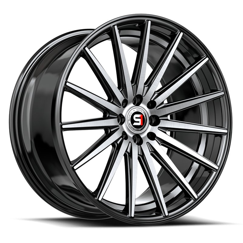 SPEC-1 RACING | SP-69 17x7.5 ET42 - Gloss Black Machined / Undercut