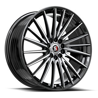 SPEC-1 RACING | SP-68 17x7.5 ET42 - Gloss Black Machined