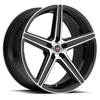 SPEC-1 RACING | SP-8 22x9 ET15 - Gloss Black Machined