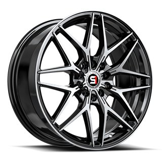 SPEC-1 RACING | SP-60 17x7.5 ET42 - Gloss Black & Machined