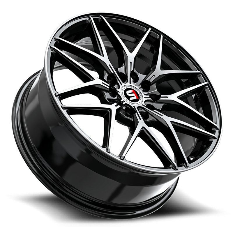 SPEC-1 RACING | SP-60 18x8 ET38 - Gloss Black & Machined