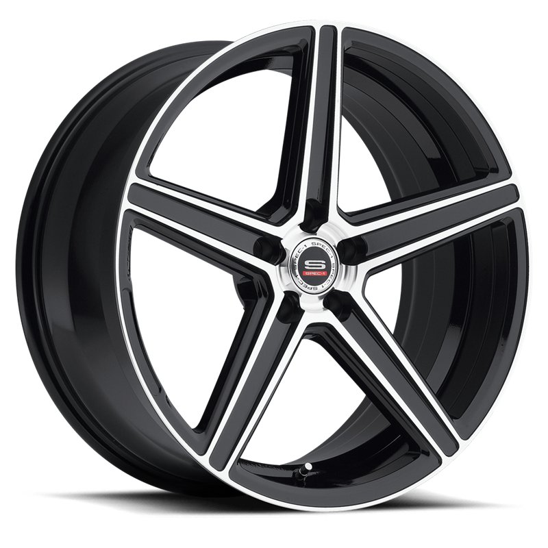 SPEC-1 RACING | SP-8 18x8.5 ET35 - Gloss Black Machined
