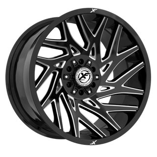 XF OFFROAD | XF-229 22x12 ET-44 - Gloss Black Milled
