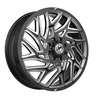 XF OFFROAD | XF-229GBML-F 26x8.25 ET110 - Gloss Black Milled