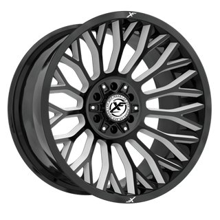 XF OFFROAD | XF-237 20x9 ET12 - Gloss Black Milled